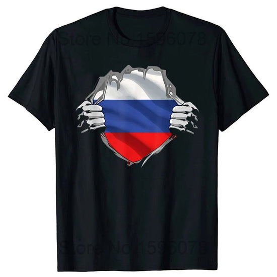 Funny Russia Russian Girl Woman Flag T Shirts Summer Style Graphic Cotton Streetwear Short Sleeve Birthday Gifts T-shirt - SS69