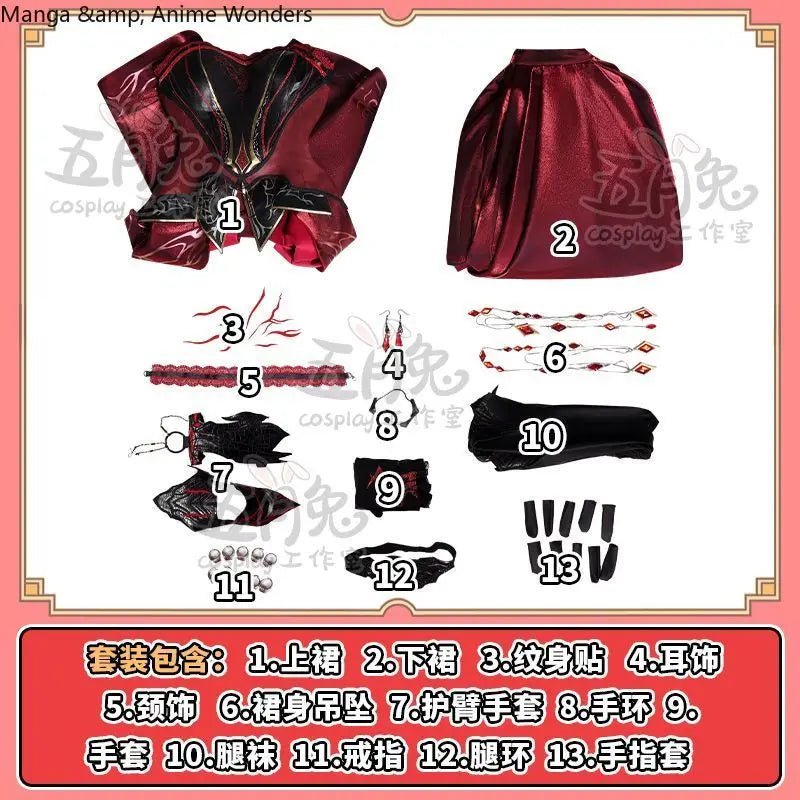 Game Anime Love and Deepspace Abyss Dominator Suit Cosplay Clothing Ceremonial Dress Role Play Halloween Gift Woman - SS69