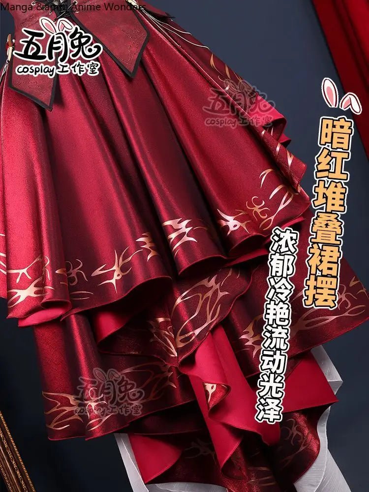 Game Anime Love and Deepspace Abyss Dominator Suit Cosplay Clothing Ceremonial Dress Role Play Halloween Gift Woman - SS69