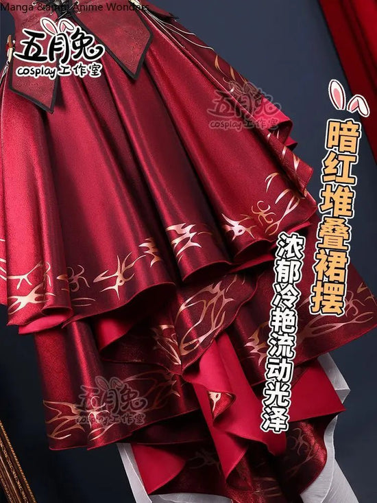 Game Anime Love and Deepspace Abyss Dominator Suit Cosplay Clothing Ceremonial Dress Role Play Halloween Gift Woman - SS69