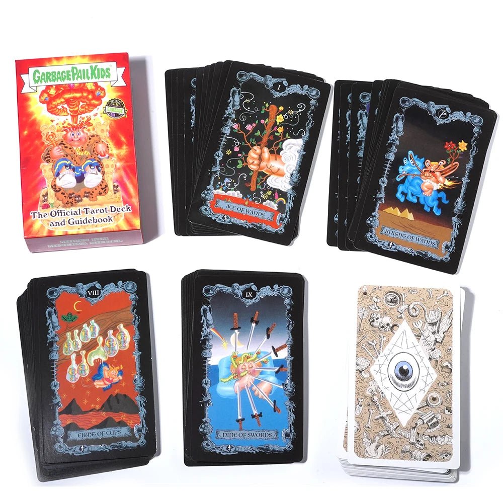 Garbage Pail Kids Official Tarot Deck and Guidebook Unique Collectible Card Set Dive into Fun with Nostalgic Characters Perfect - SS69