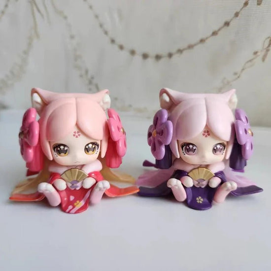 Genuine Moni Cute Cat Kitten Office Blind Box Table Display A Surprise Toy Gift For The Girl'S Birthday Present Cute Kawaii - SS69