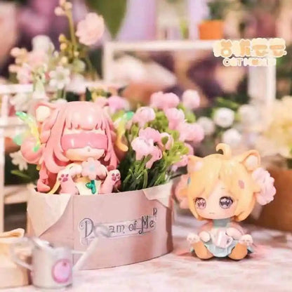 Genuine Moni Cute Cat Kitten Office Blind Box Table Display A Surprise Toy Gift For The Girl'S Birthday Present Cute Kawaii - SS69