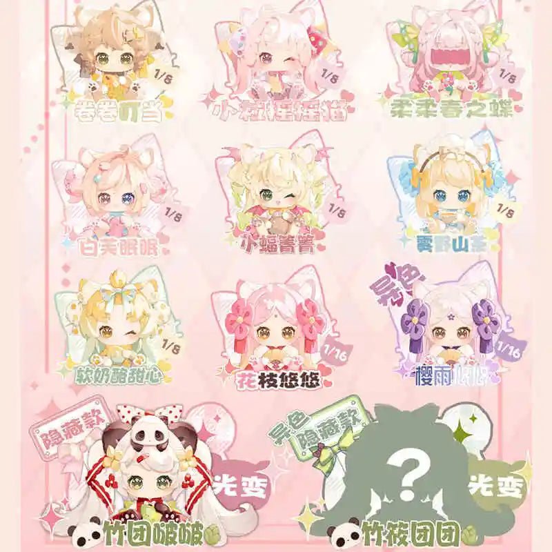 Genuine Moni Cute Cat Kitten Office Blind Box Table Display A Surprise Toy Gift For The Girl'S Birthday Present Cute Kawaii - SS69