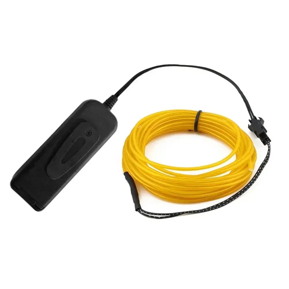 Glow EL Wire Cable LED Neon Christmas Dance Party DIY Costumes Clothing Luminous Car Light Decoration Clothes Ball Rave 1m/3m/5m - SS69
