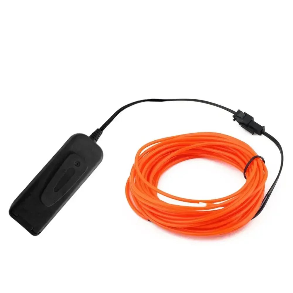 Glow EL Wire Cable LED Neon Christmas Dance Party DIY Costumes Clothing Luminous Car Light Decoration Clothes Ball Rave 1m/3m/5m - SS69