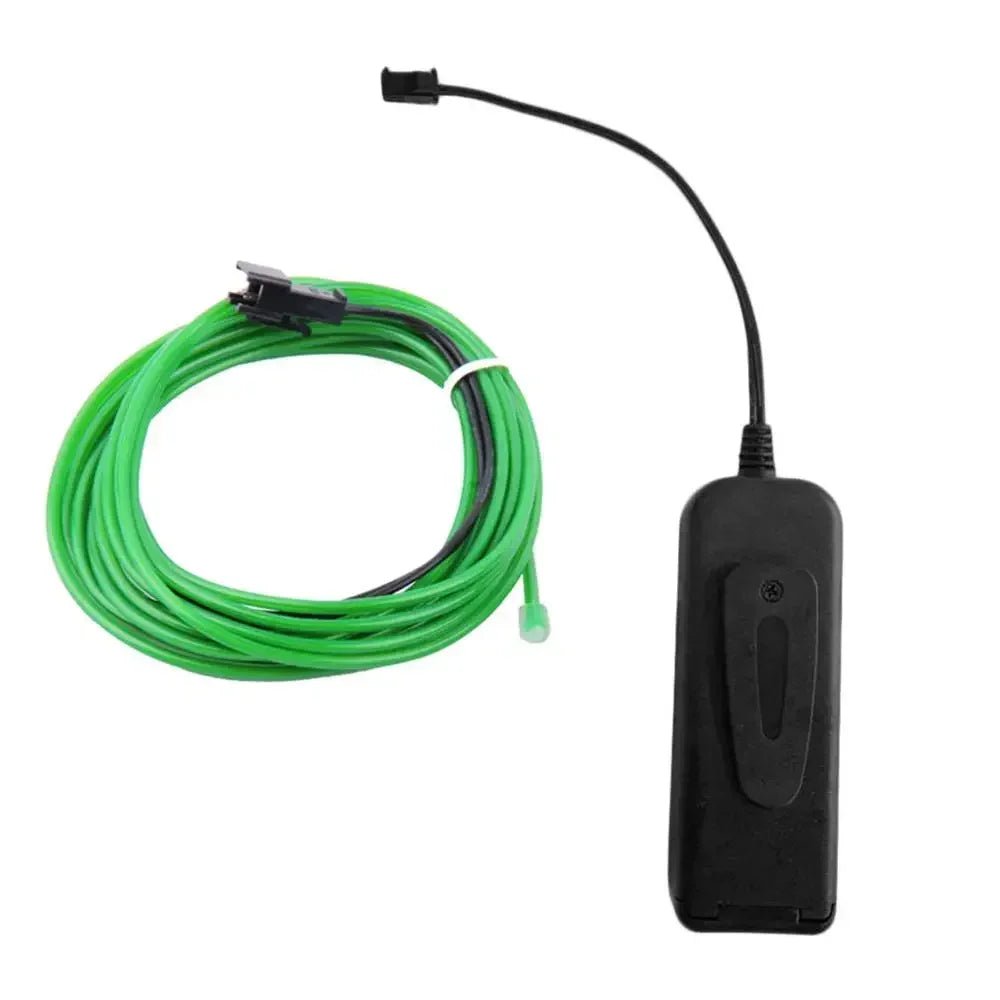 Glow EL Wire Cable LED Neon Christmas Dance Party DIY Costumes Clothing Luminous Car Light Decoration Clothes Ball Rave 1m/3m/5m - SS69