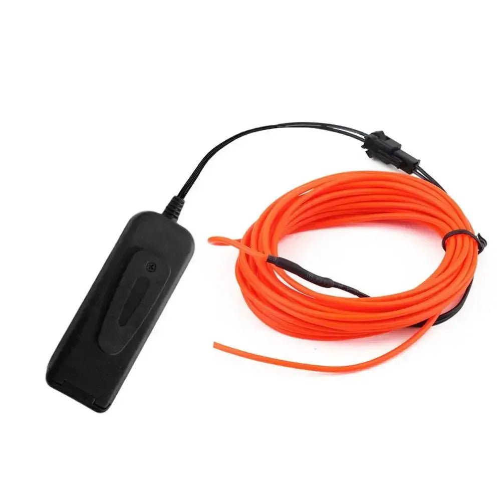Glow EL Wire Cable LED Neon Christmas Dance Party DIY Costumes Clothing Luminous Car Light Decoration Clothes Ball Rave 1m/3m/5m - SS69