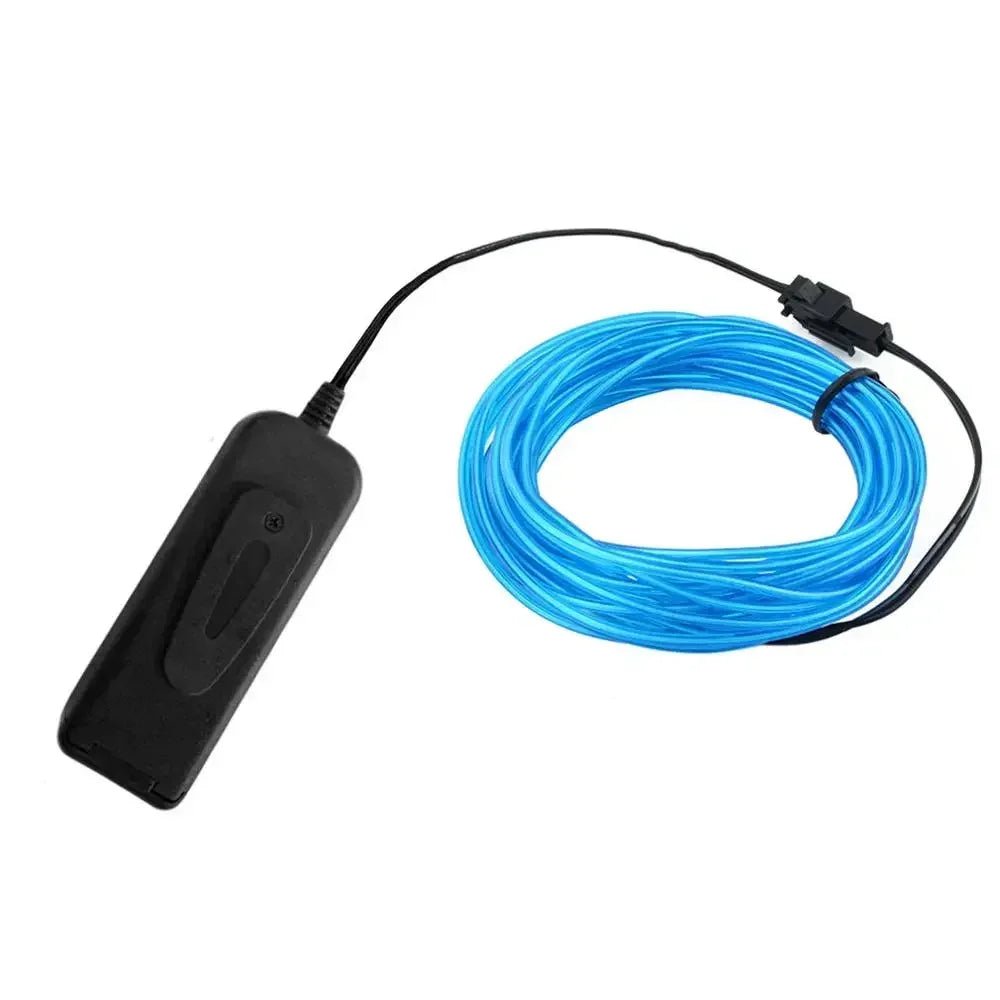 Glow EL Wire Cable LED Neon Christmas Dance Party DIY Costumes Clothing Luminous Car Light Decoration Clothes Ball Rave 1m/3m/5m - SS69
