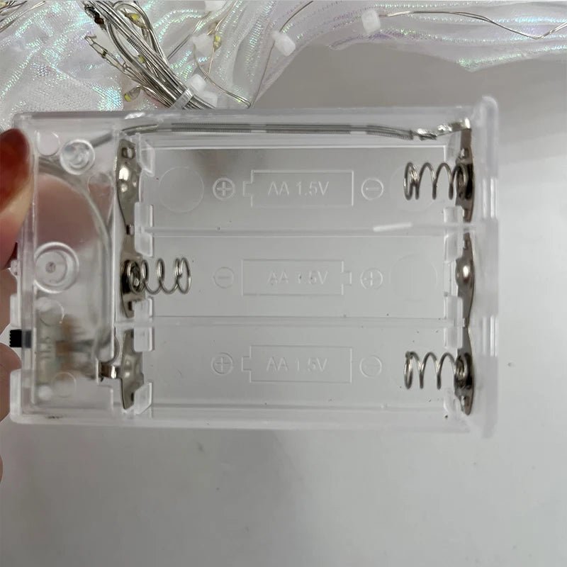 Glowing Light Up Costume Dancing Cloak Belly Dance LED Butterfly Wing Glow Fans For Performance Carnival Party - SS69