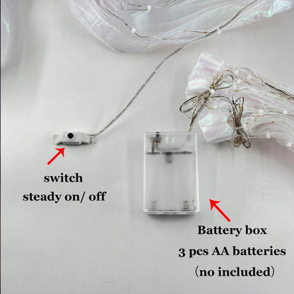 Glowing Light Up Costume Dancing Cloak Belly Dance LED Butterfly Wing Glow Fans For Performance Carnival Party - SS69