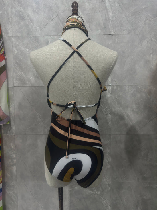 Headband bikini women swimwear backless beachwear striped swimsuit bathing suit - SS69