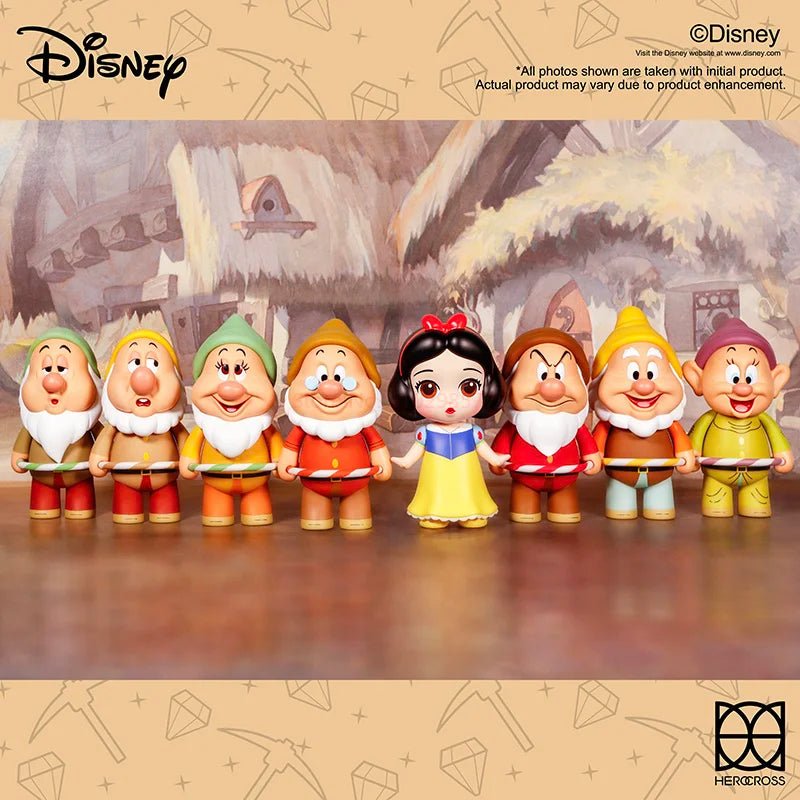 Herocross Disney Seven Dwarfs Snow White Trendy Play Handmade Desktop Decoration Creative Gift Collectible Cartoon Anime - SS69