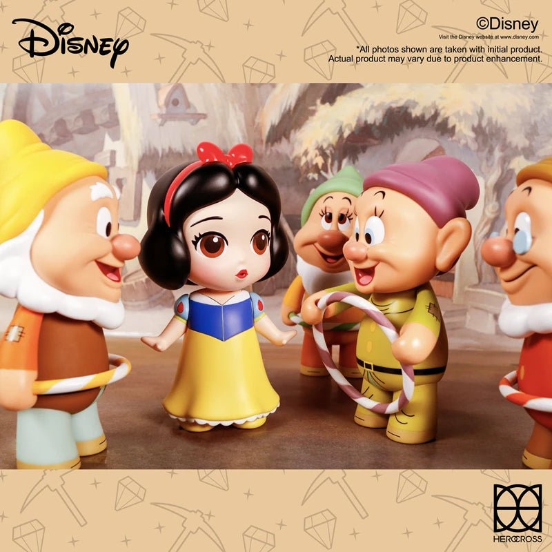 Herocross Disney Seven Dwarfs Snow White Trendy Play Handmade Desktop Decoration Creative Gift Collectible Cartoon Anime - SS69