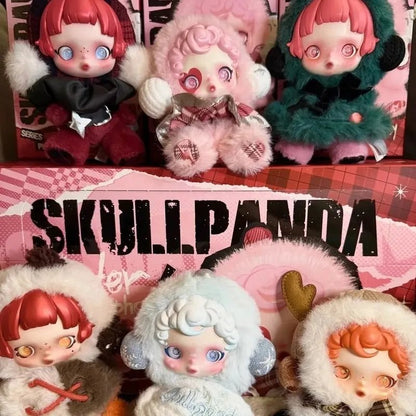 High Quality Replica Skullpanda Blind Box Winter Symphony Series Vinyl Plush Doll Kawaii Mystery Box Christmas Gift Kids Toys - SS69