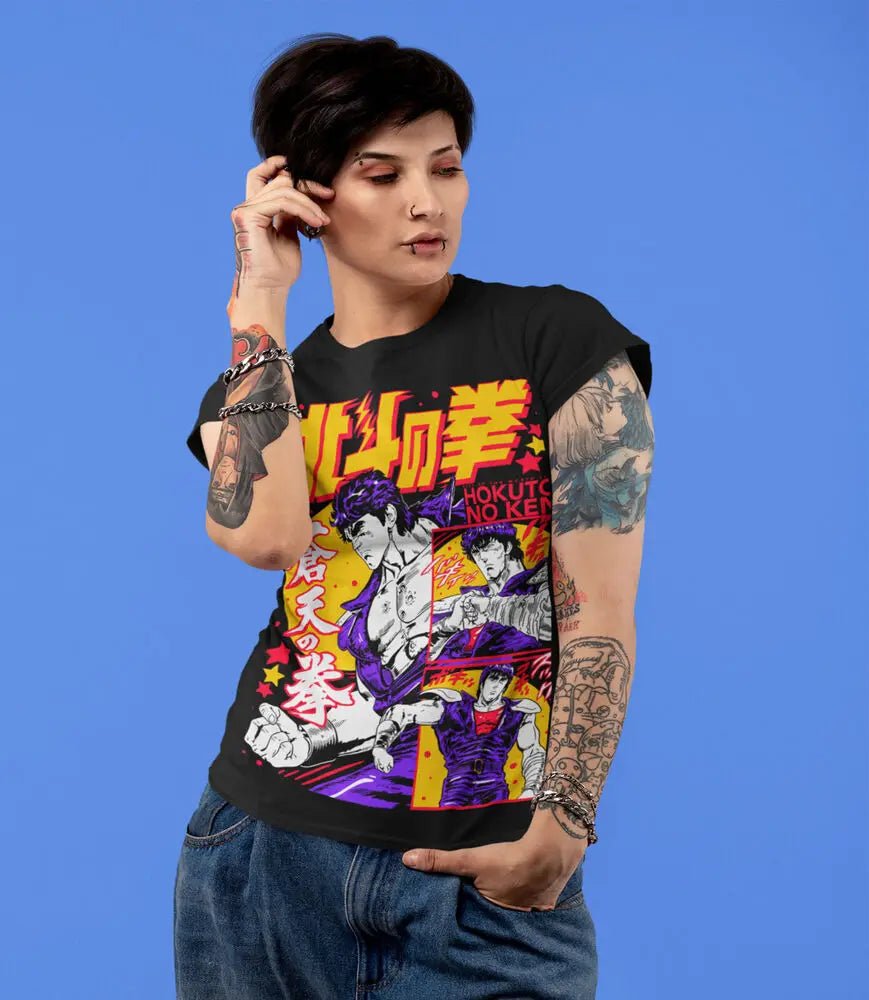 Hokuto No Ken T-shirt Fist of the North Star Manga Anime TShirt Tee All Size - SS69