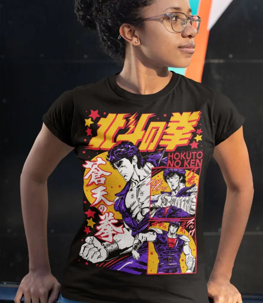 Hokuto No Ken T-shirt Fist of the North Star Manga Anime TShirt Tee All Size - SS69