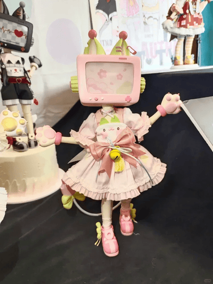In Stock Ufdoll X Autuna Cat Tv Channel Game Party 1/6 Bjd Movable Joint Blind Box Desktop Sweet And Cute Special Gift Toys - SS69