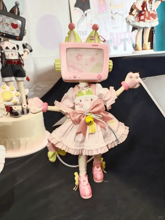 In Stock Ufdoll X Autuna Cat Tv Channel Game Party 1/6 Bjd Movable Joint Blind Box Desktop Sweet And Cute Special Gift Toys - SS69