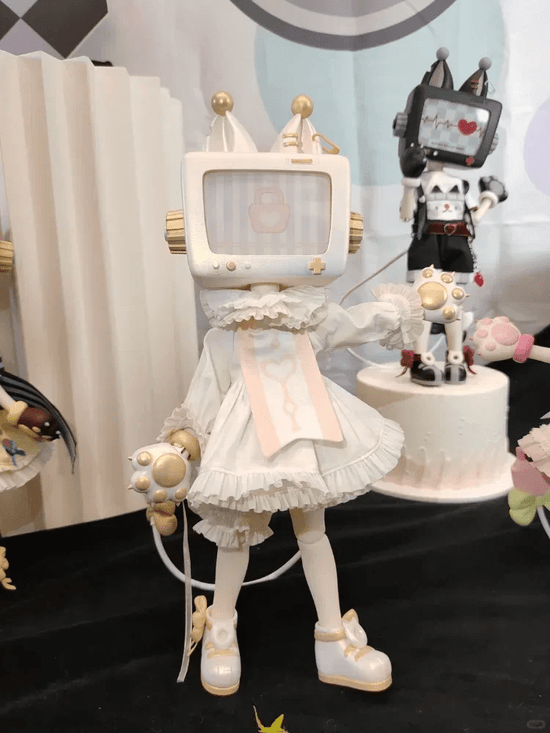 In Stock Ufdoll X Autuna Cat Tv Channel Game Party 1/6 Bjd Movable Joint Blind Box Desktop Sweet And Cute Special Gift Toys - SS69
