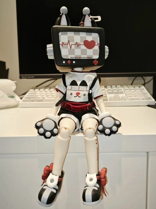 In Stock Ufdoll X Autuna Cat Tv Channel Game Party 1/6 Bjd Movable Joint Blind Box Desktop Sweet And Cute Special Gift Toys - SS69