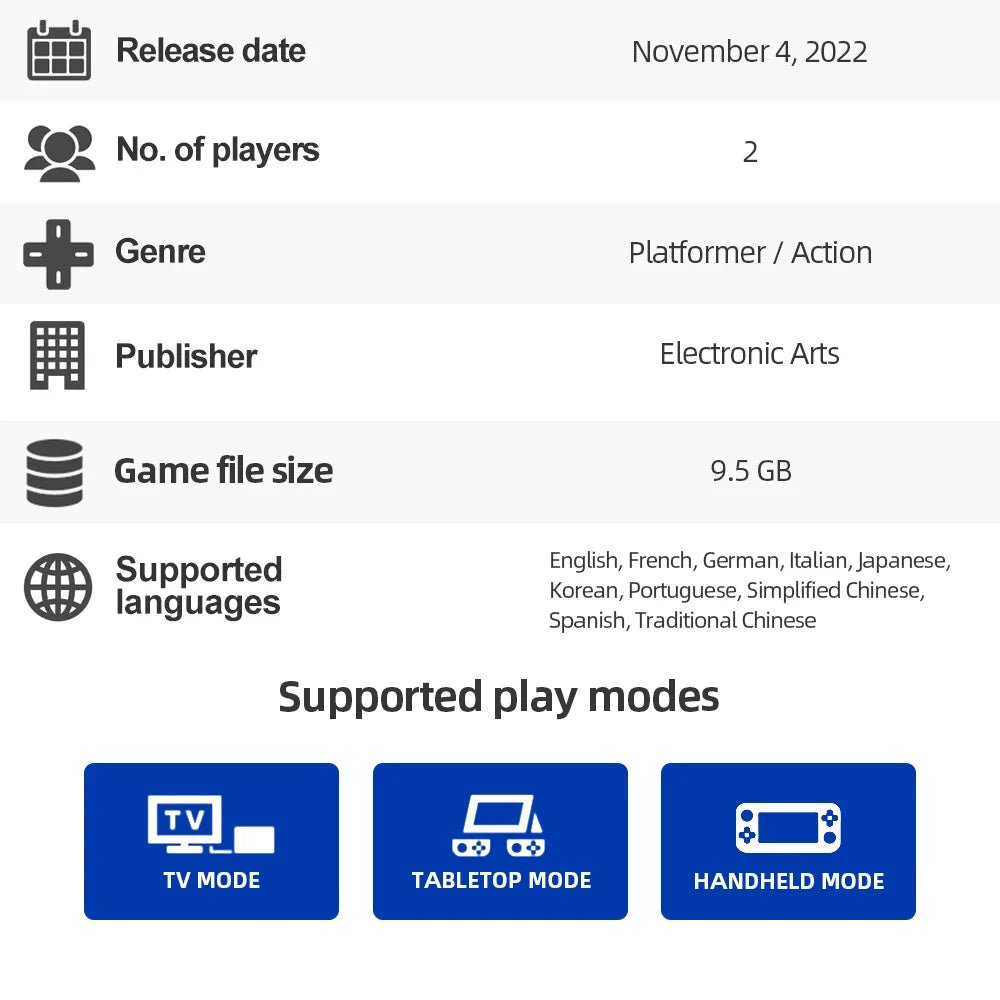 It Takes Two - Nintendo Switch Game Deals Action Game Physical Entity Cassette Fro Nintendo Switch OLED Lite - SS69