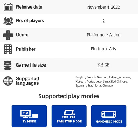 It Takes Two - Nintendo Switch Game Deals Action Game Physical Entity Cassette Fro Nintendo Switch OLED Lite - SS69