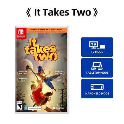It Takes Two - Nintendo Switch Game Deals Action Game Physical Entity Cassette Fro Nintendo Switch OLED Lite - SS69