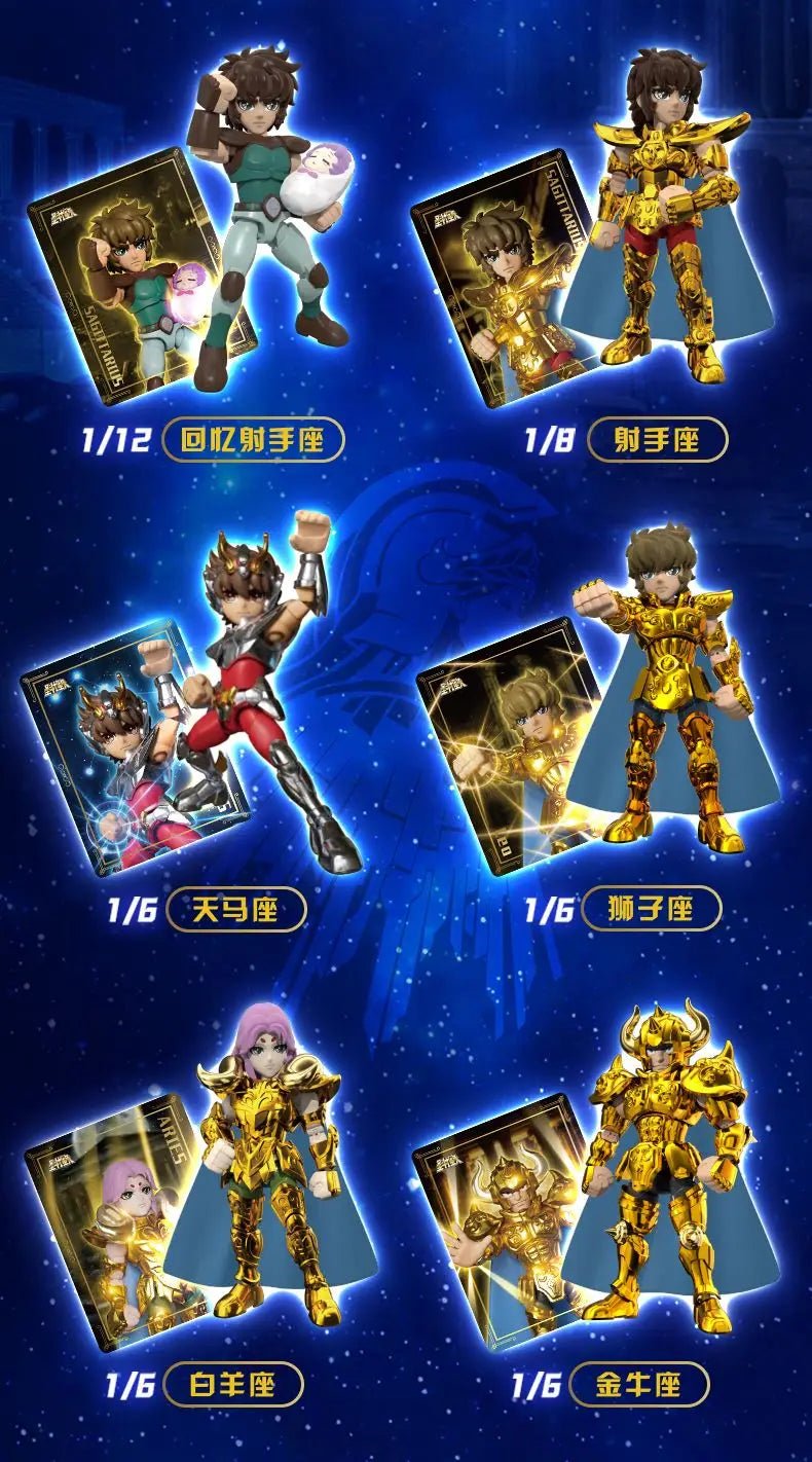 KAYOU Saint Seiya New Holy Cloak Awakening Peripheral Doll Model Anime Rare Figure Box Hobby Game Gifts Toys - SS69