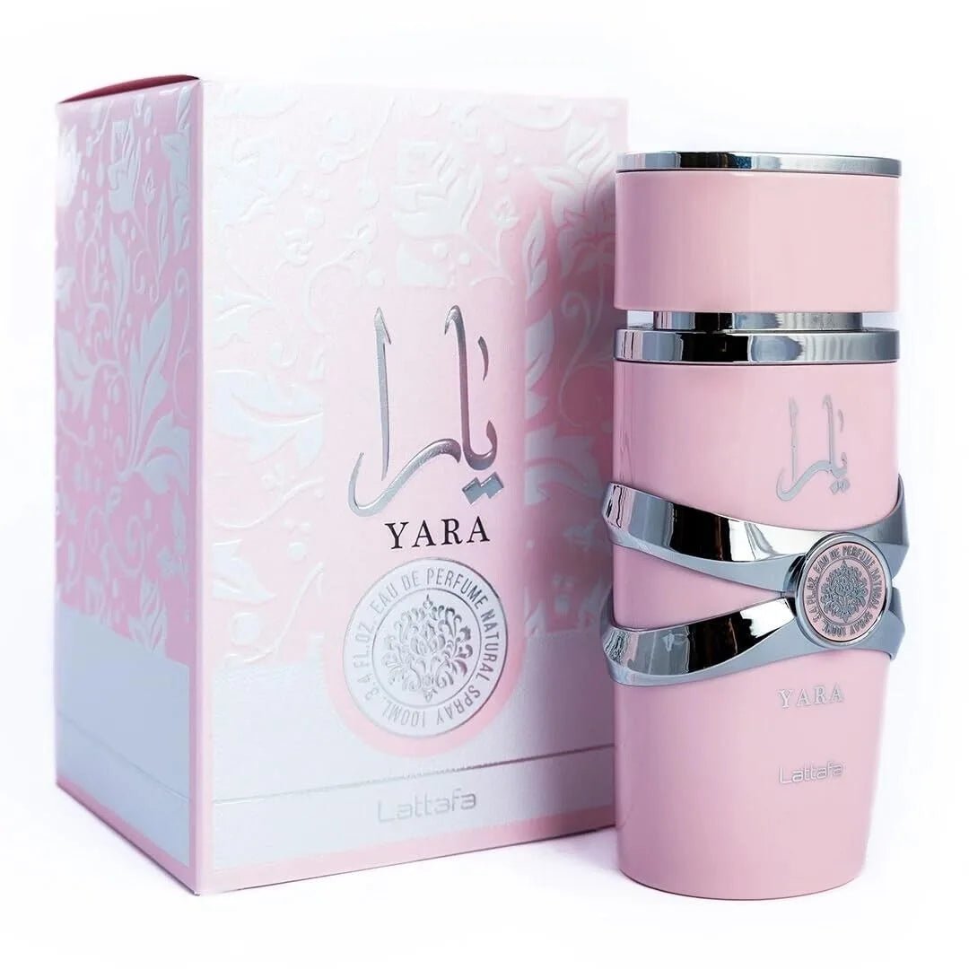 Lattafa Yara Pink Edition For Women Eau de Perfume Spray, 3.40 Ounce / 100 ml Long - Lasting Floral Scent Best Valentine's Day Gif - SS69