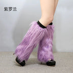 LED Leg Warmers Light Up Wraps Boot Covers Women Rave Outfit Glow Stocking Nightclub Party Clothes Accessories Tron Dance Wear - SS69