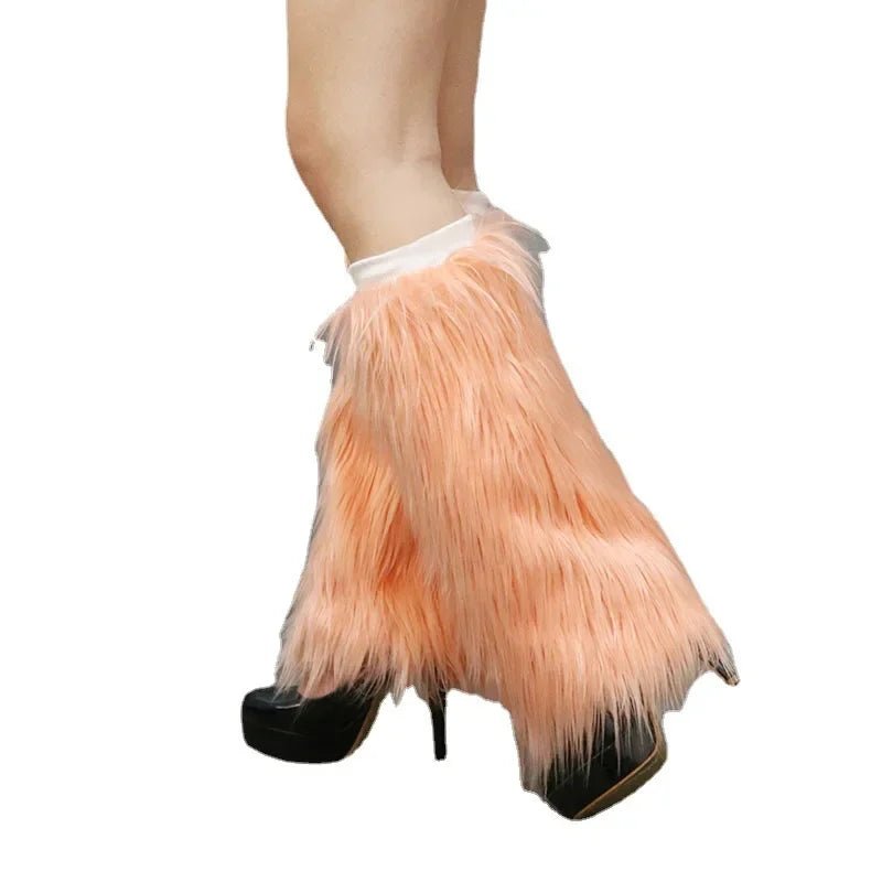 LED Leg Warmers Light Up Wraps Boot Covers Women Rave Outfit Glow Stocking Nightclub Party Clothes Accessories Tron Dance Wear - SS69