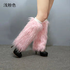LED Leg Warmers Light Up Wraps Boot Covers Women Rave Outfit Glow Stocking Nightclub Party Clothes Accessories Tron Dance Wear - SS69