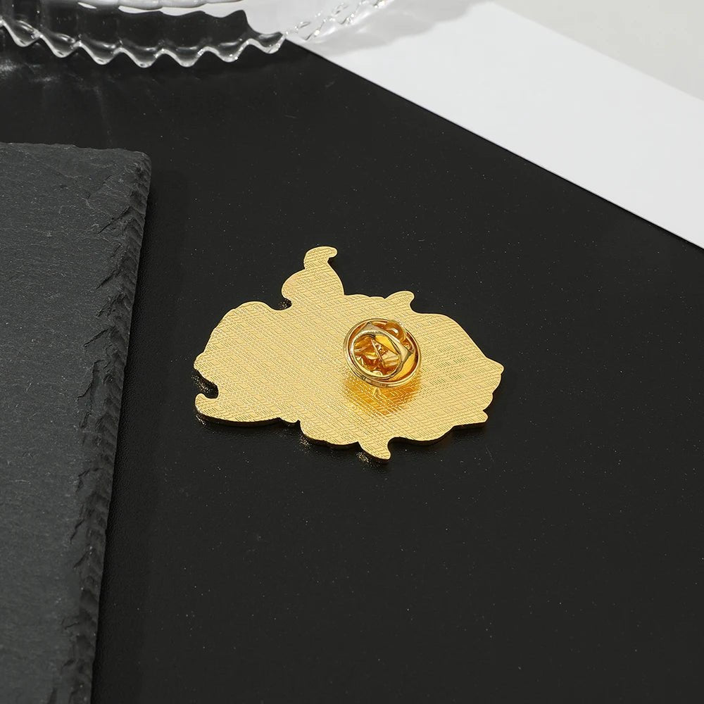 Marvel Scarlet Witch Wanda Maximoff Olsen Enamel Pin Lapel Brooch Red Metal Badge Jewelry Accessaries Christmas Gift - SS69