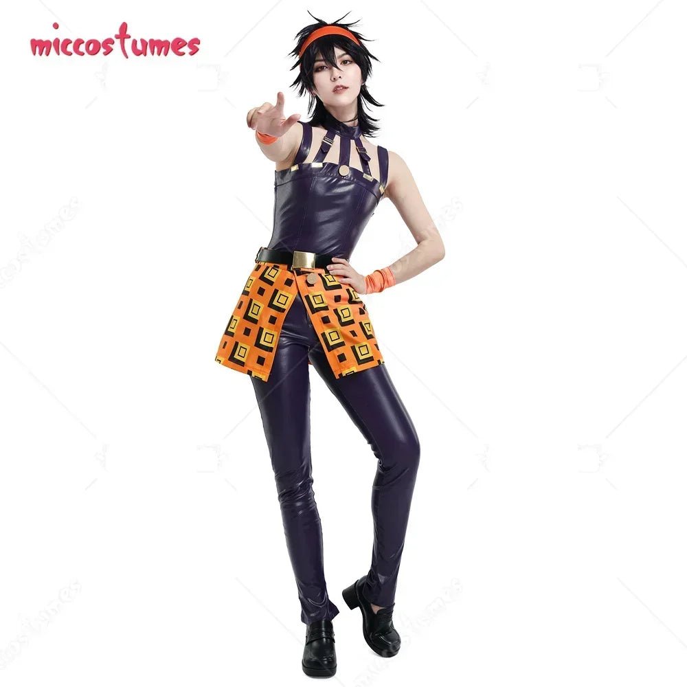 Miccostumes Women's Narancia Cosplay Costume with Headband for Halloween Cosplay Costume - SS69