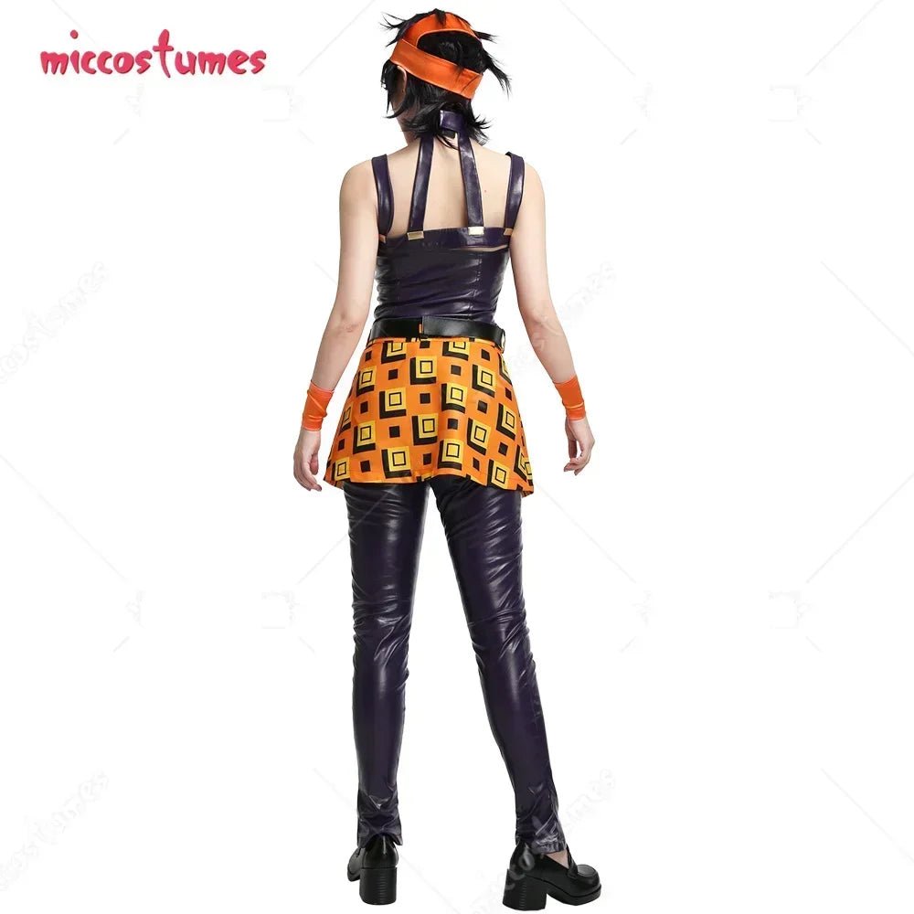 Miccostumes Women's Narancia Cosplay Costume with Headband for Halloween Cosplay Costume - SS69