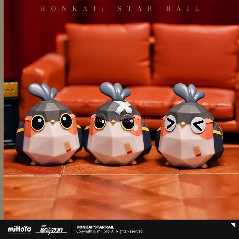 Mihoyo Honkai Star Rail Folding Bird Mini Blind Box Trailblazer March 7th Robin Firefly Collectible Figure Toys Anime Game Gift - SS69
