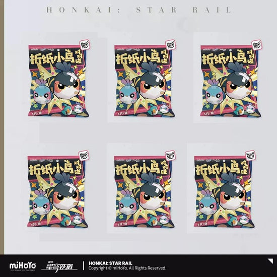 Mihoyo Honkai Star Rail Folding Bird Mini Blind Box Trailblazer March 7th Robin Firefly Collectible Figure Toys Anime Game Gift - SS69