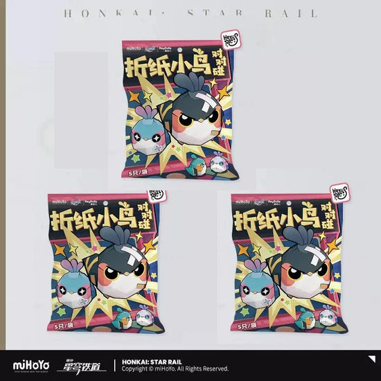 Mihoyo Honkai Star Rail Folding Bird Mini Blind Box Trailblazer March 7th Robin Firefly Collectible Figure Toys Anime Game Gift - SS69