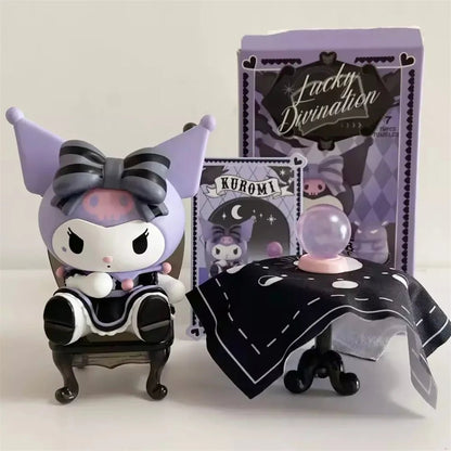 Miniso Sanrio Blind Box Kuromi Lucky Divination Action Figure Kawaii Anime Series Statue Decoration Model Doll - SS69