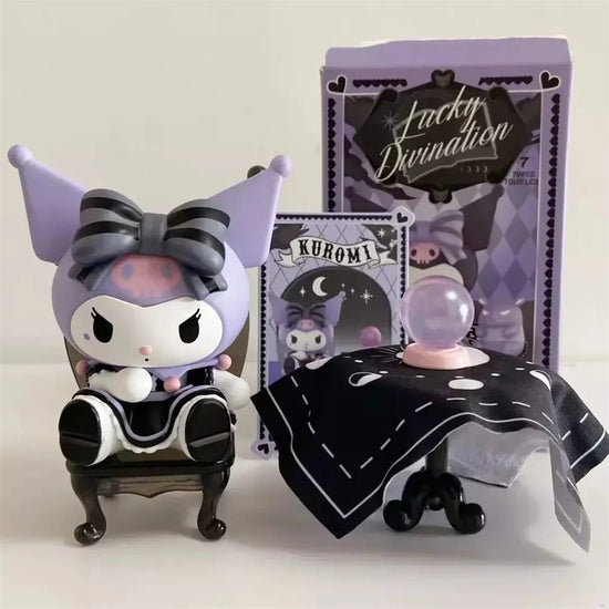 Miniso Sanrio Blind Box Kuromi Lucky Divination Action Figure Kawaii Anime Series Statue Decoration Model Doll - SS69