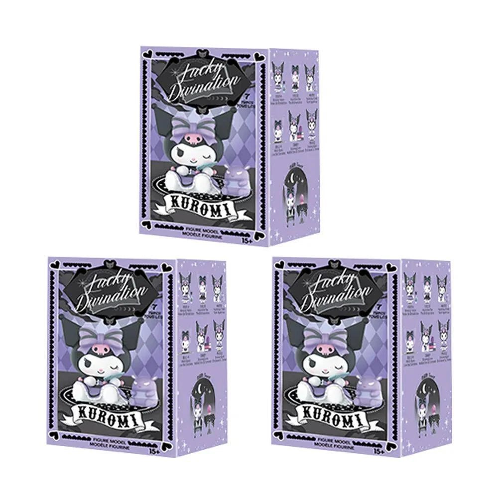 Miniso Sanrio Blind Box Kuromi Lucky Divination Action Figure Kawaii Anime Series Statue Decoration Model Doll - SS69