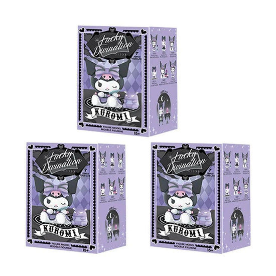 Miniso Sanrio Blind Box Kuromi Lucky Divination Action Figure Kawaii Anime Series Statue Decoration Model Doll - SS69