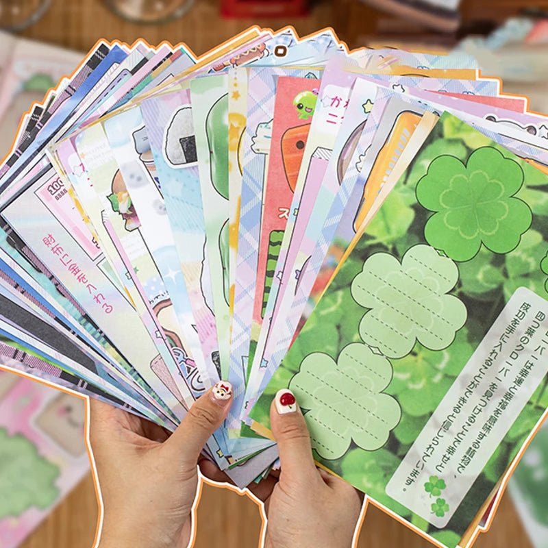 Mr. Paper 2Style 45Sheets/bag Leisure Time Old Time Material Sticker Book Creative Handbook DIY Scrapbook Notebook Mugs - SS69