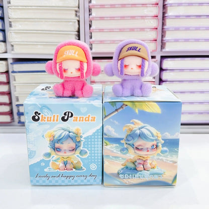 New 12pcs Baby Three Valentine'S Day Blind Box Anime Kawaii Skull Panda Resin Blind Box Desktop Ornament Children'S Surprise Box - SS69