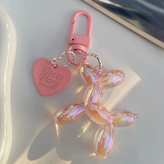 New Balloon Dog Keychain Models for Girls Sweet Ins Style Balloon Dog Phone Chain Key Buckle Accessories Bag Pendant Toys New - SS69