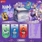 New Genshin Impact Card Classic Luxury Limited Pure Gold Card Walnut Thunder General Klee Anime Game Collection Card - SS69