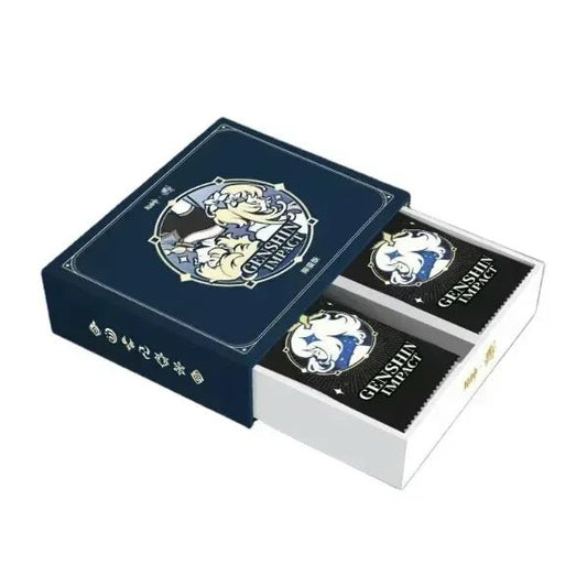 New Genshin Impact Card Classic Luxury Limited Pure Gold Card Walnut Thunder General Klee Anime Game Collection Card - SS69