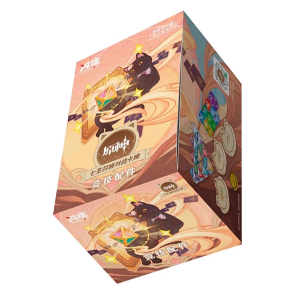 New Genshin Impact Card Classic Luxury Limited Pure Gold Card Walnut Thunder General Klee Anime Game Collection Card - SS69