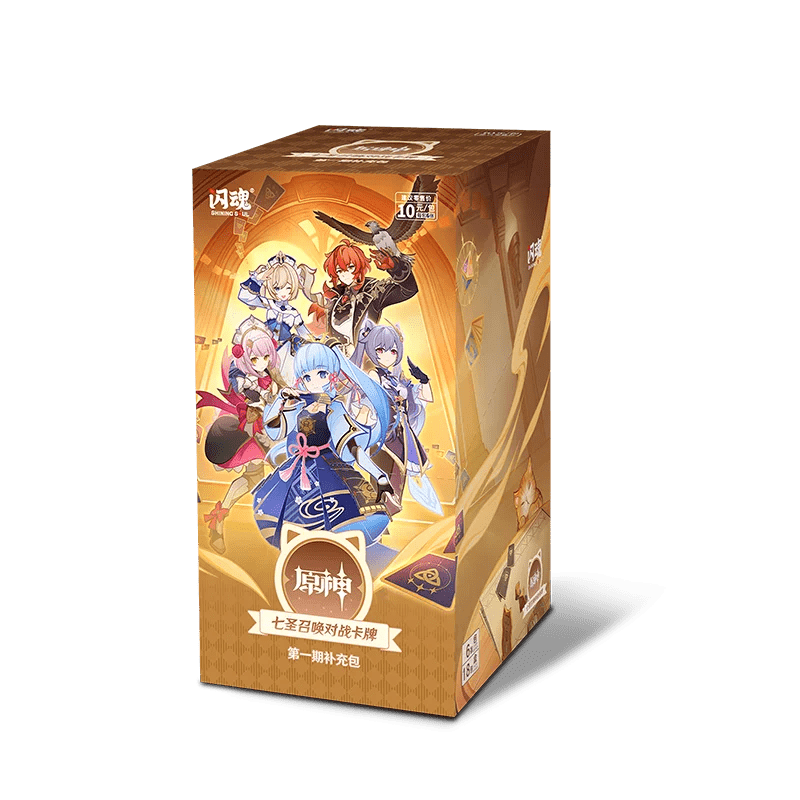 New Genshin Impact Card Classic Luxury Limited Pure Gold Card Walnut Thunder General Klee Anime Game Collection Card - SS69